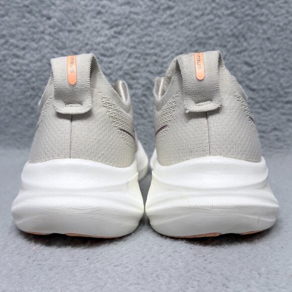 Asics Gel Nimbus 26 Womens Size 9.5 Running Shoes Oatmeal Faded Orange - Picture 4 of 9